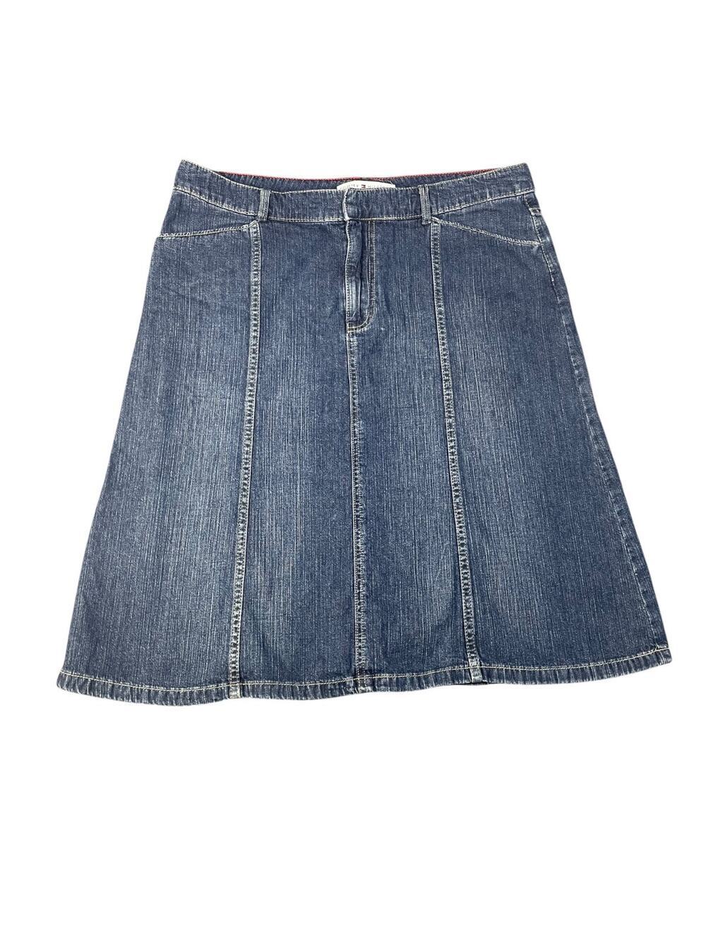 Tommy Hilfiger Women’s Size-12 Y2K Denim Knee Length Skirt